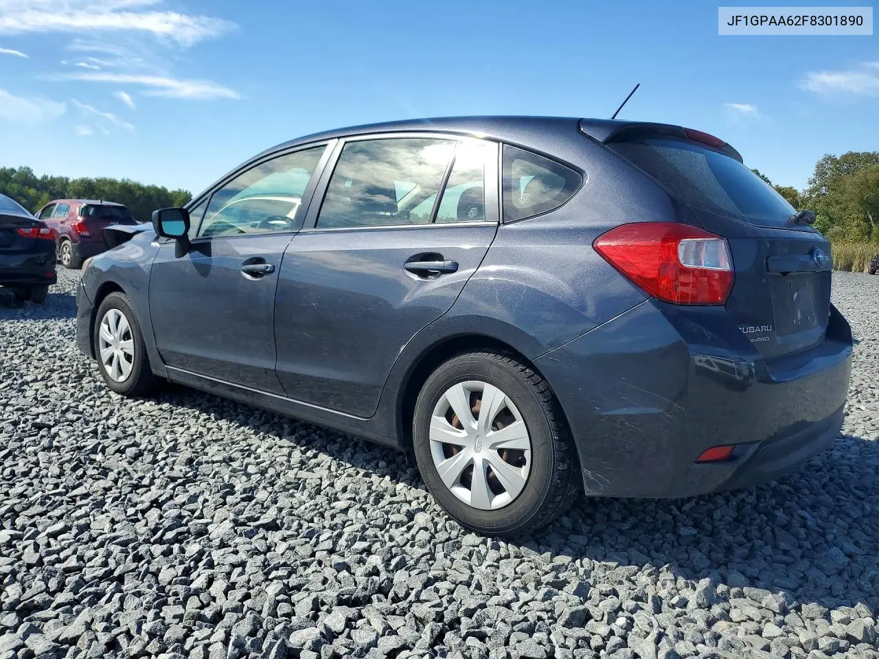 2015 SUBARU IMPREZA VIN JF1GPAA62F8301890 — фото 2