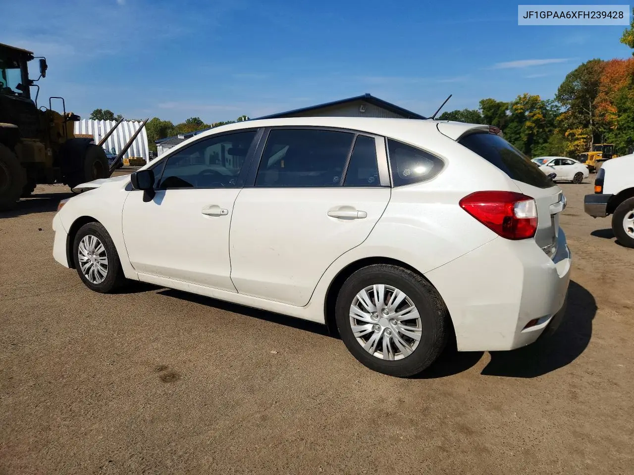 2015 SUBARU IMPREZA VIN JF1GPAA6XFH239428 — фото 2
