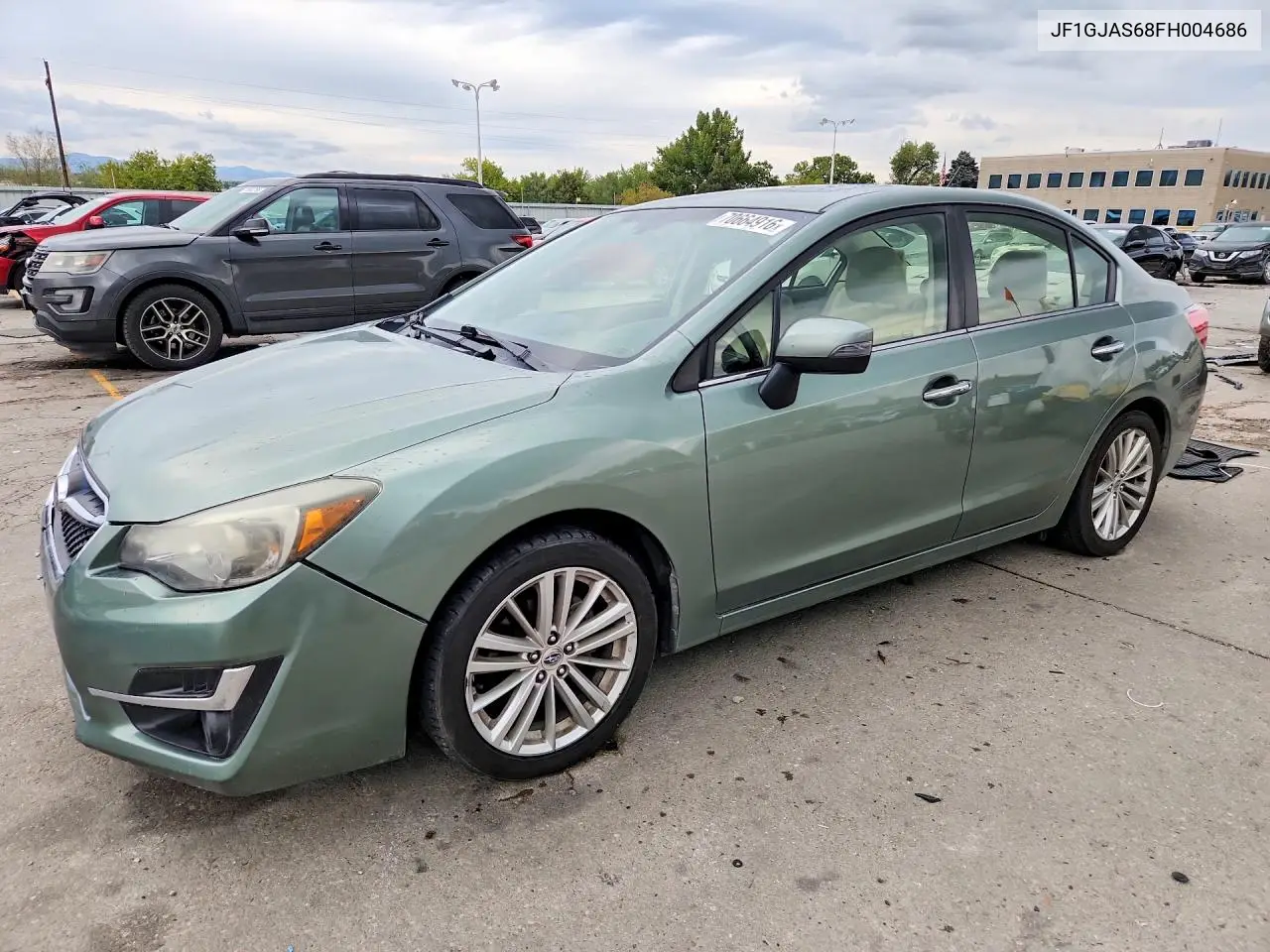 SUBARU IMPREZA 2015, VIN JF1GJAS68FH004686