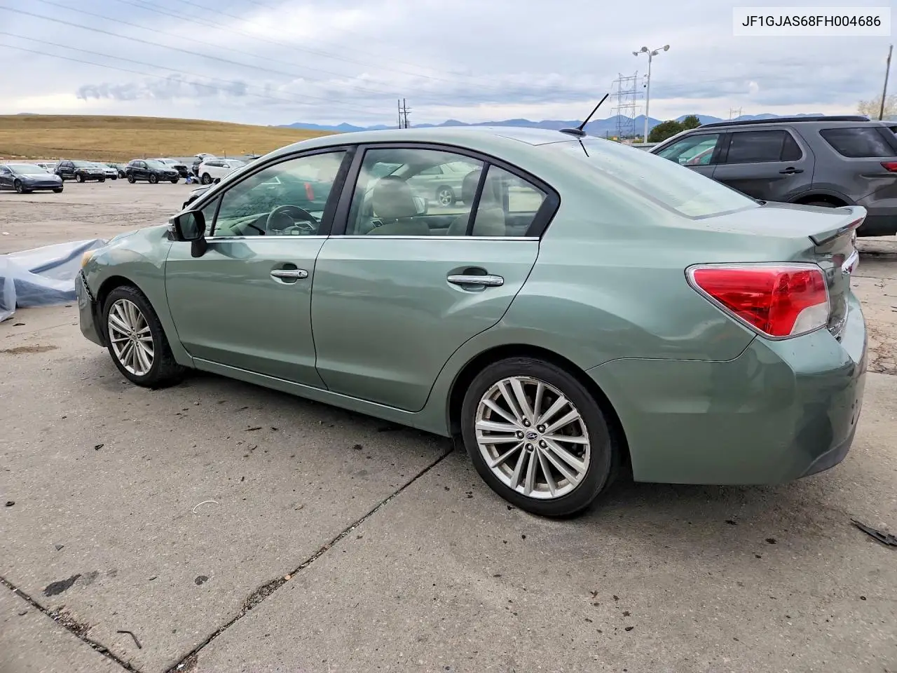2015 SUBARU IMPREZA VIN JF1GJAS68FH004686 — фото 2