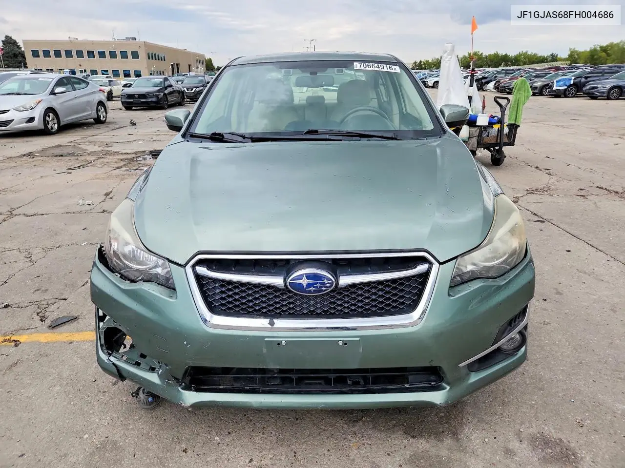 2015 SUBARU IMPREZA VIN JF1GJAS68FH004686 — фото 5