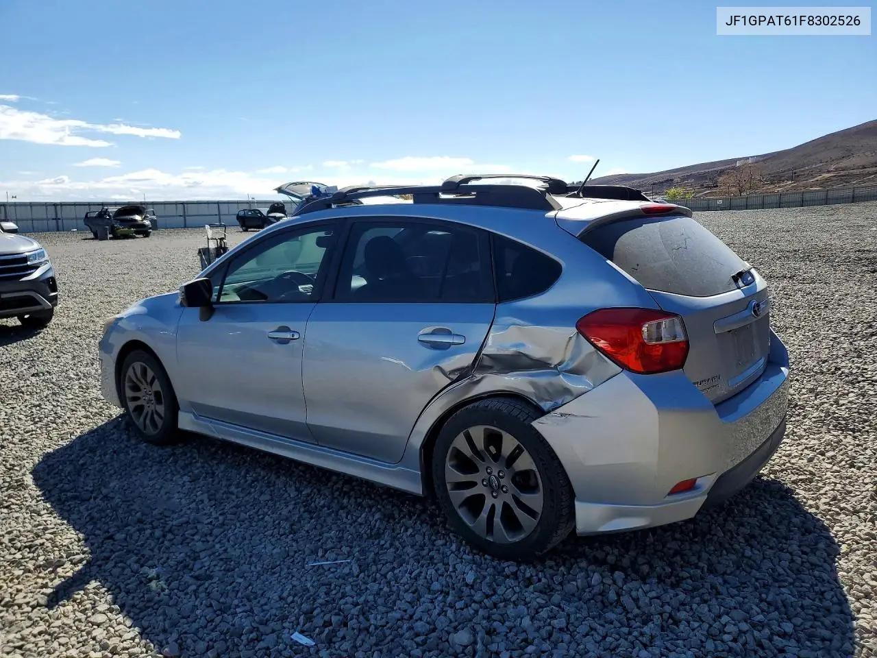 2015 SUBARU IMPREZA VIN JF1GPAT61F8302526 — фото 2