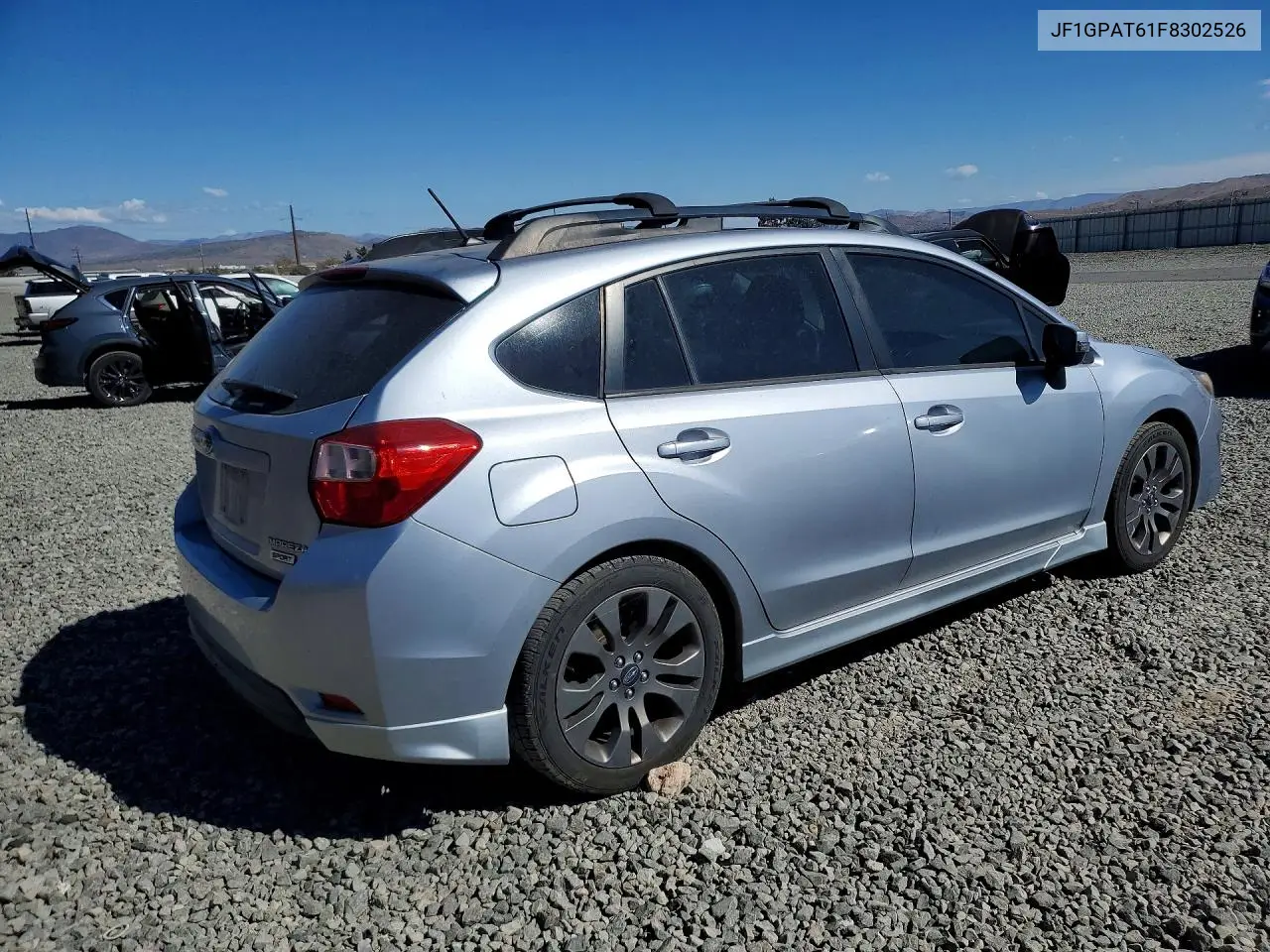 2015 SUBARU IMPREZA VIN JF1GPAT61F8302526 — фото 3
