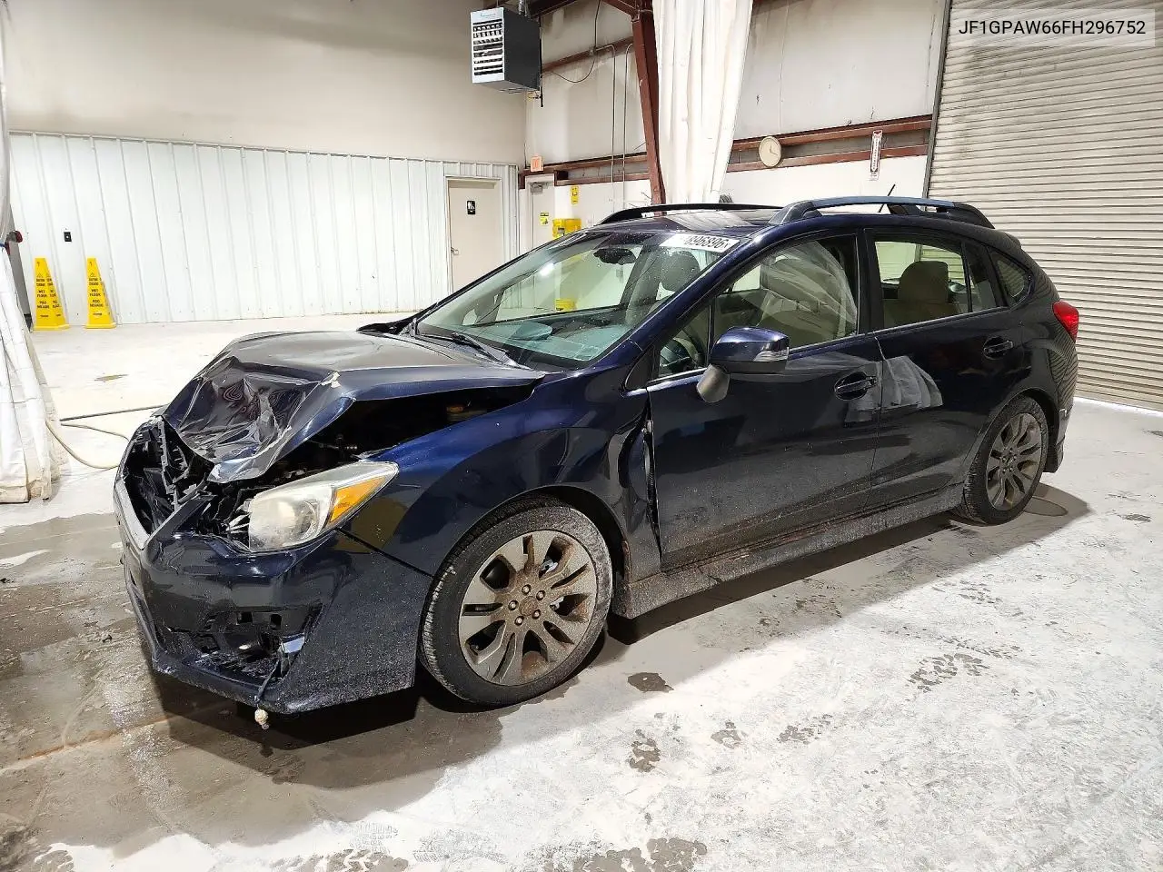 SUBARU IMPREZA 2015, VIN JF1GPAW66FH296752