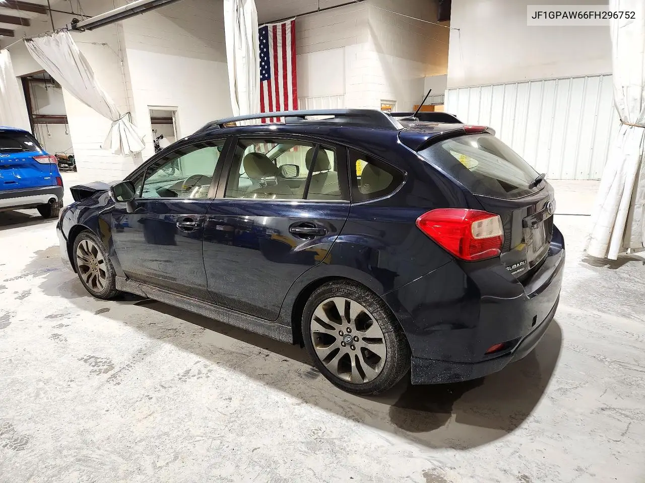 2015 SUBARU IMPREZA VIN JF1GPAW66FH296752 — фото 2
