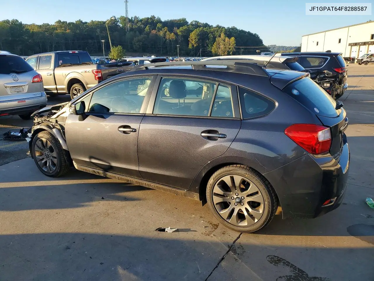2015 SUBARU IMPREZA VIN JF1GPAT64F8288587 — фото 2