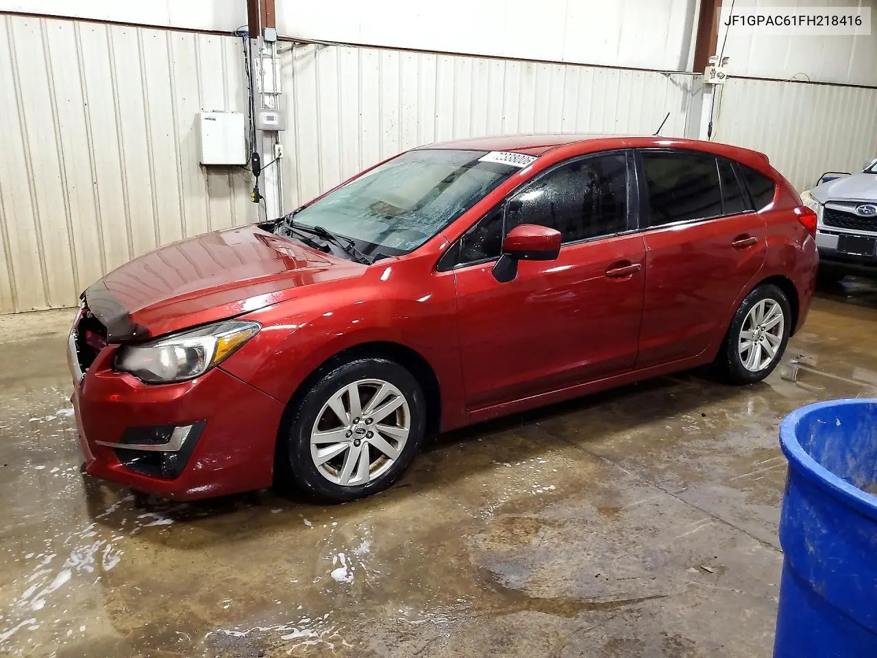 2015 SUBARU IMPREZA VIN JF1GPAC61FH218416 — фото 2
