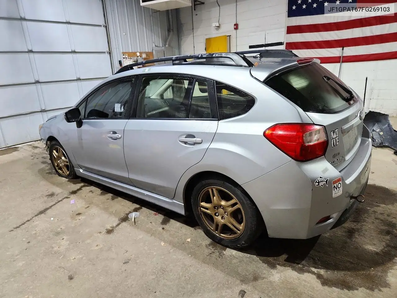 2015 SUBARU IMPREZA VIN JF1GPAT67FG269103 — фото 2