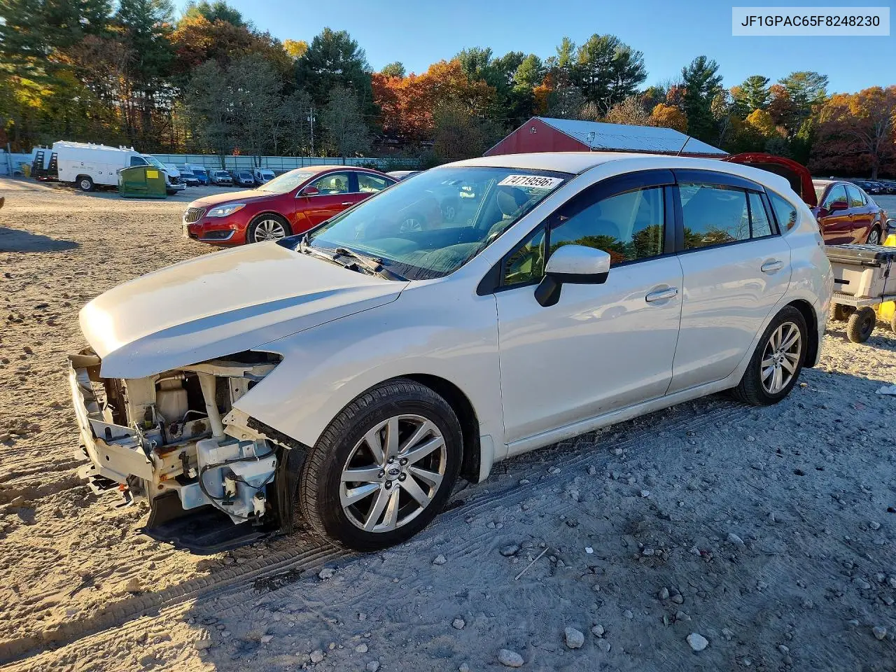 SUBARU IMPREZA 2015, VIN JF1GPAC65F8248230
