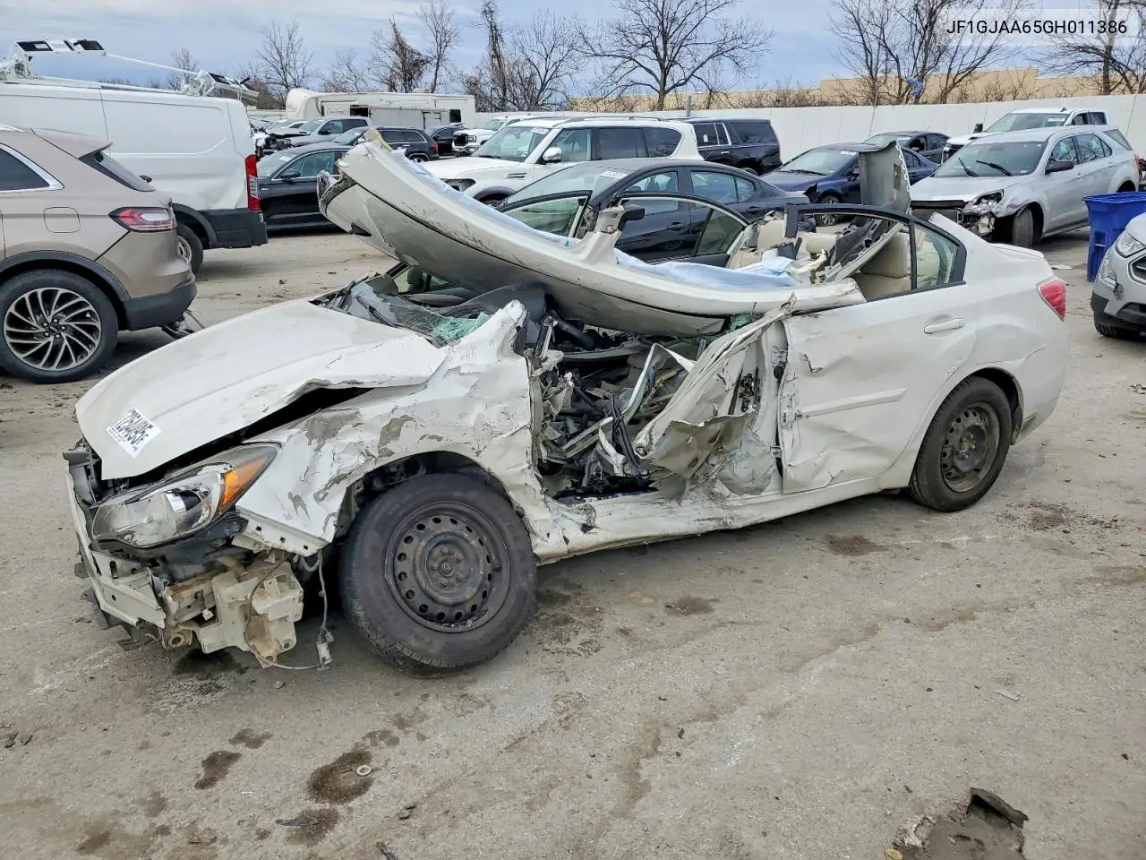SUBARU IMPREZA 2016, VIN JF1GJAA65GH011386