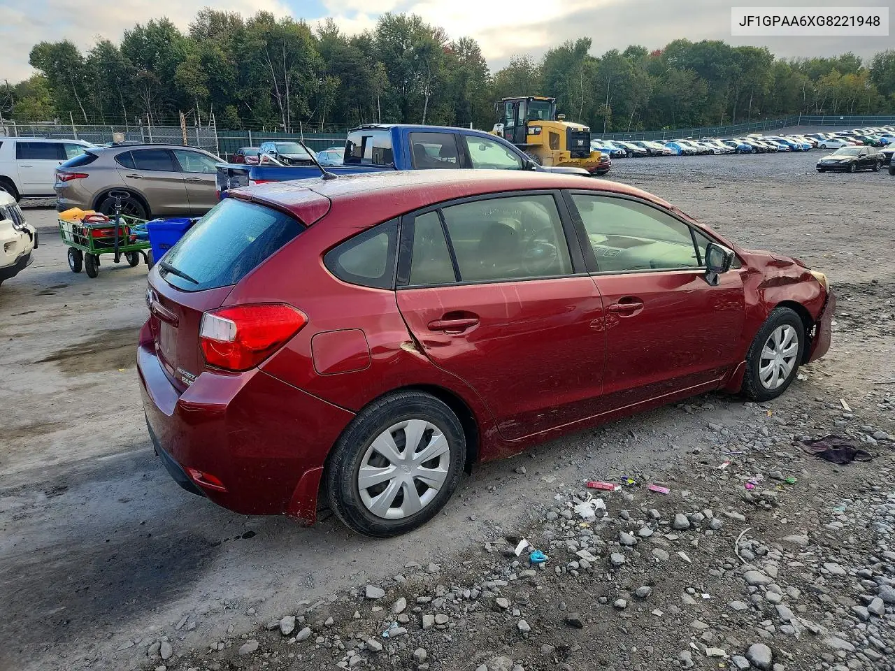 2016 SUBARU IMPREZA VIN JF1GPAA6XG8221948 — фото 3