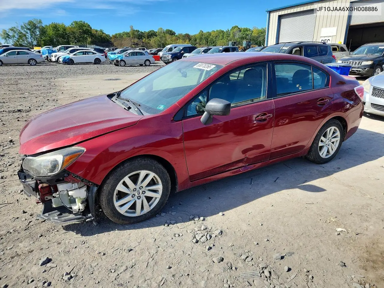 SUBARU IMPREZA 2016, VIN JF1GJAA6XGH008886