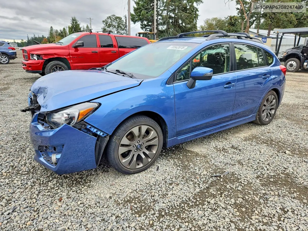SUBARU IMPREZA 2016, VIN JF1GPAP67G8247480
