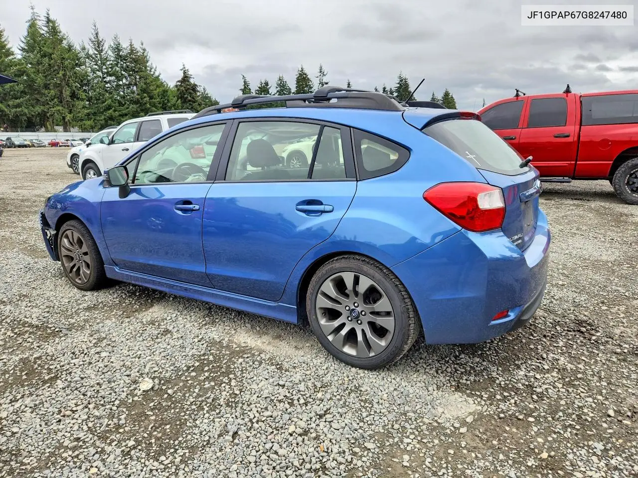 2016 SUBARU IMPREZA VIN JF1GPAP67G8247480 — фото 2