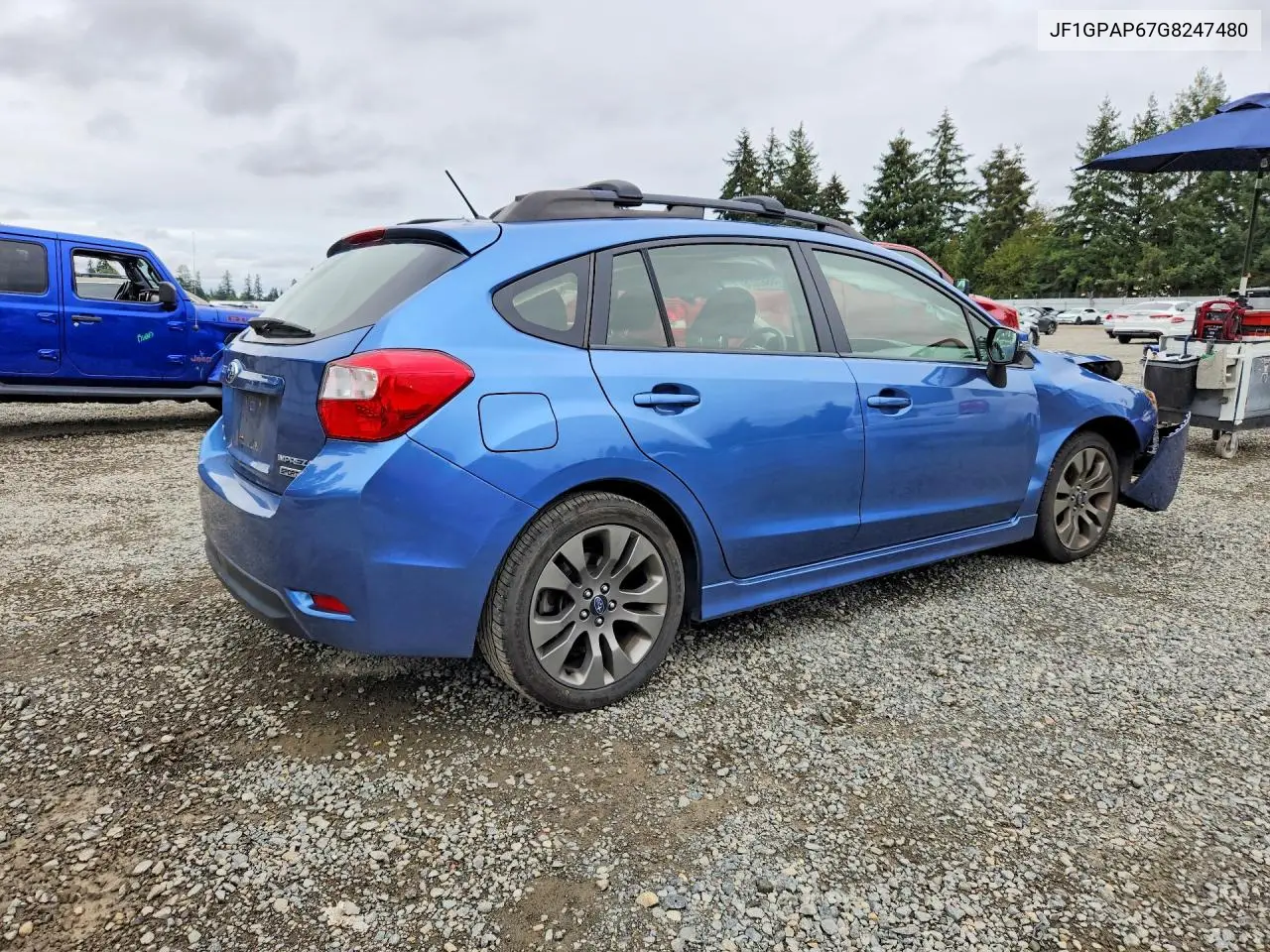 2016 SUBARU IMPREZA VIN JF1GPAP67G8247480 — фото 3