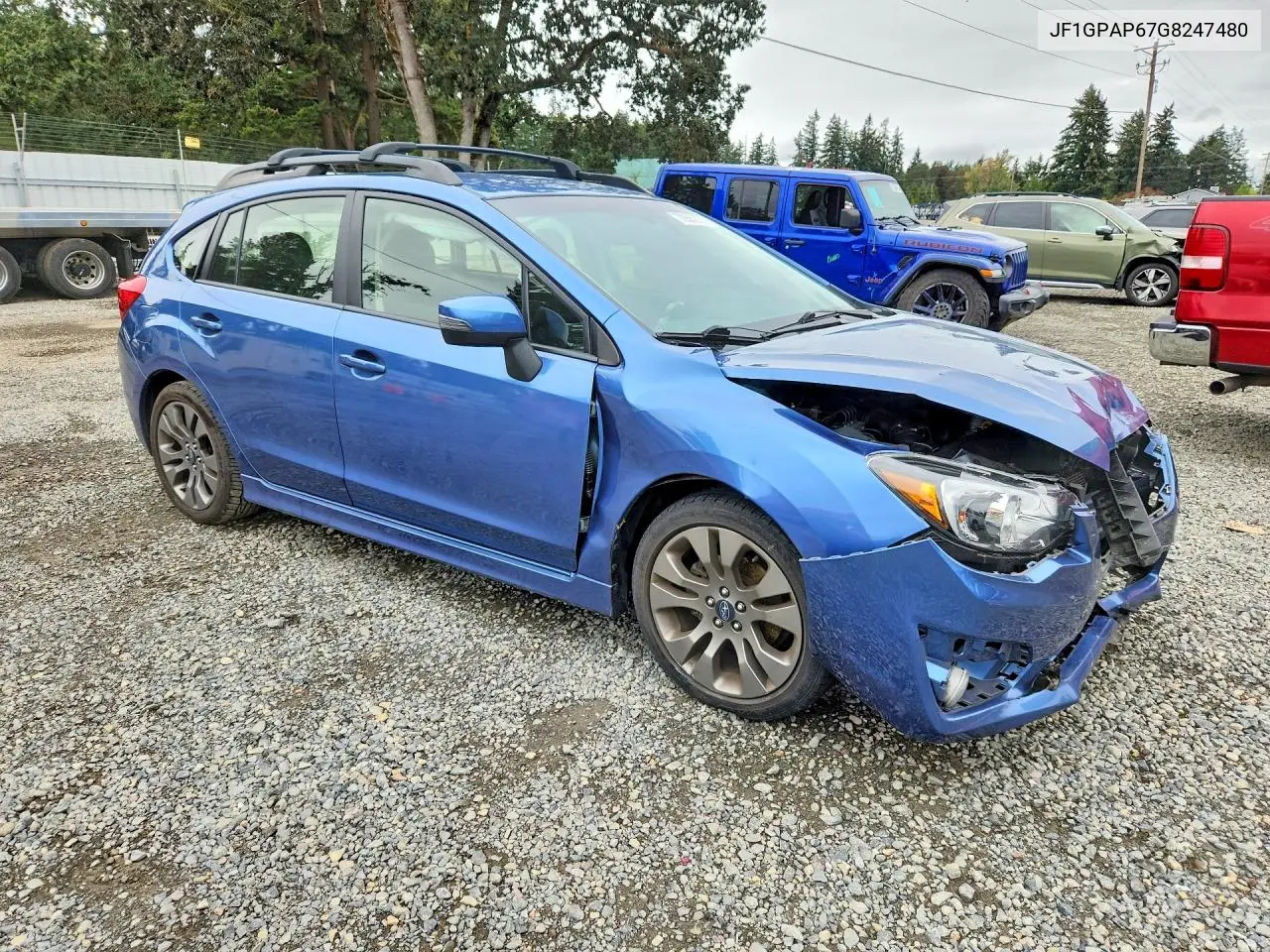 2016 SUBARU IMPREZA VIN JF1GPAP67G8247480 — фото 4