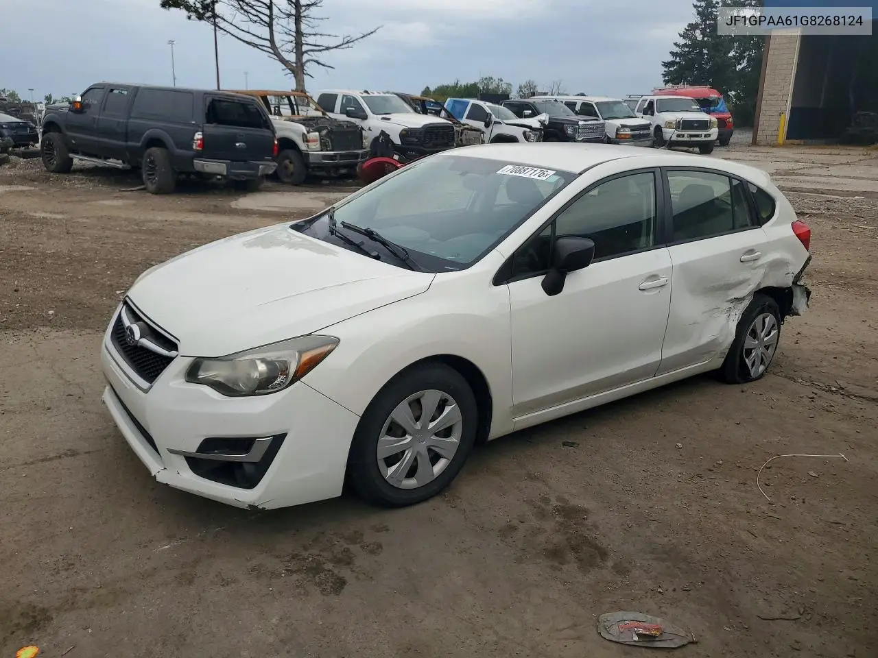 SUBARU IMPREZA 2016, VIN JF1GPAA61G8268124