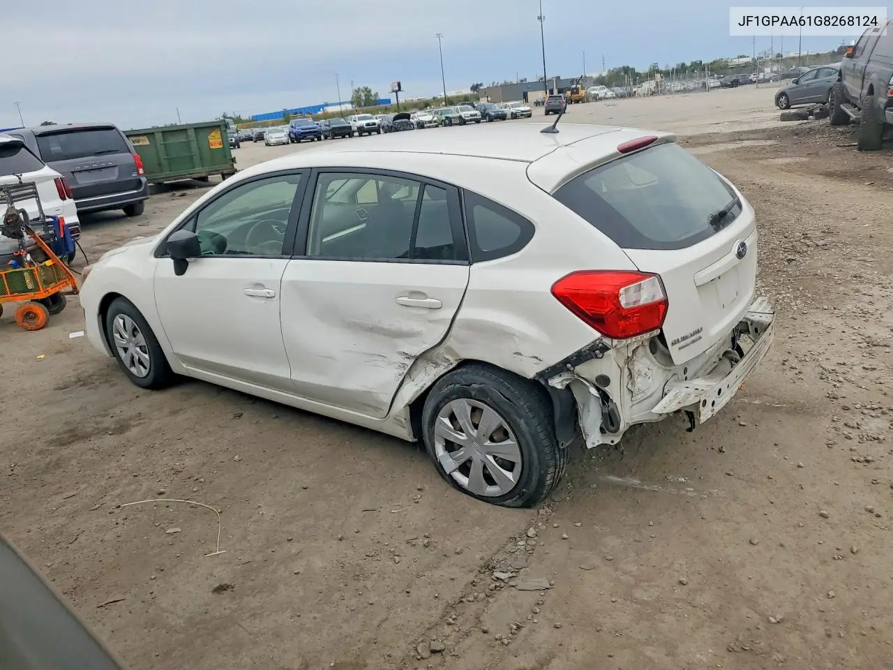2016 SUBARU IMPREZA VIN JF1GPAA61G8268124 — фото 2