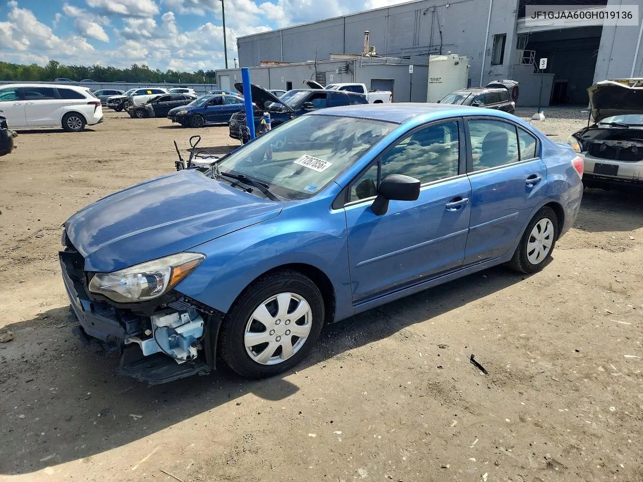 SUBARU IMPREZA 2016, VIN JF1GJAA60GH019136