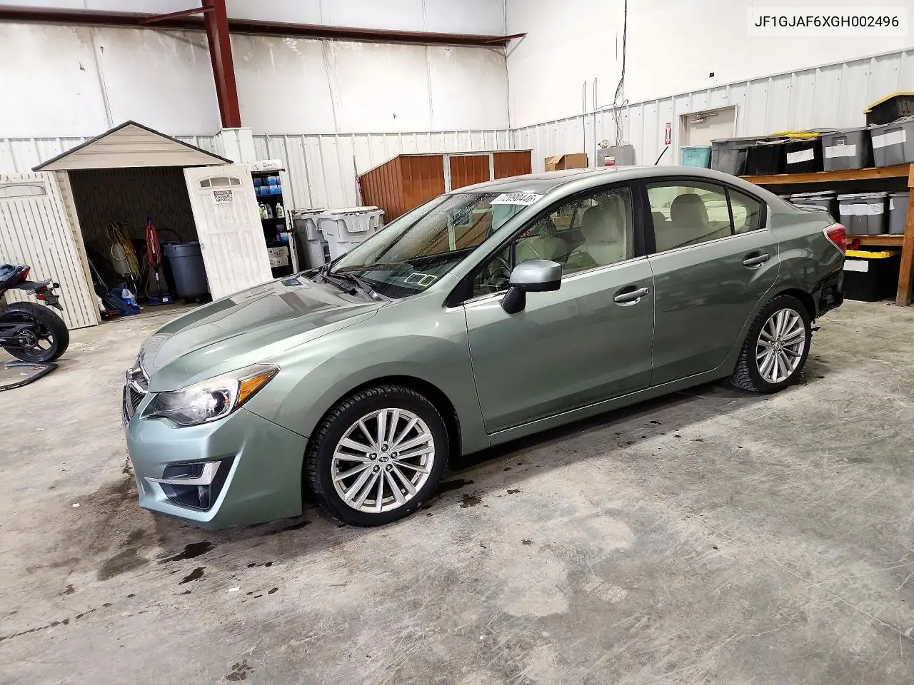 SUBARU IMPREZA 2016, VIN JF1GJAF6XGH002496