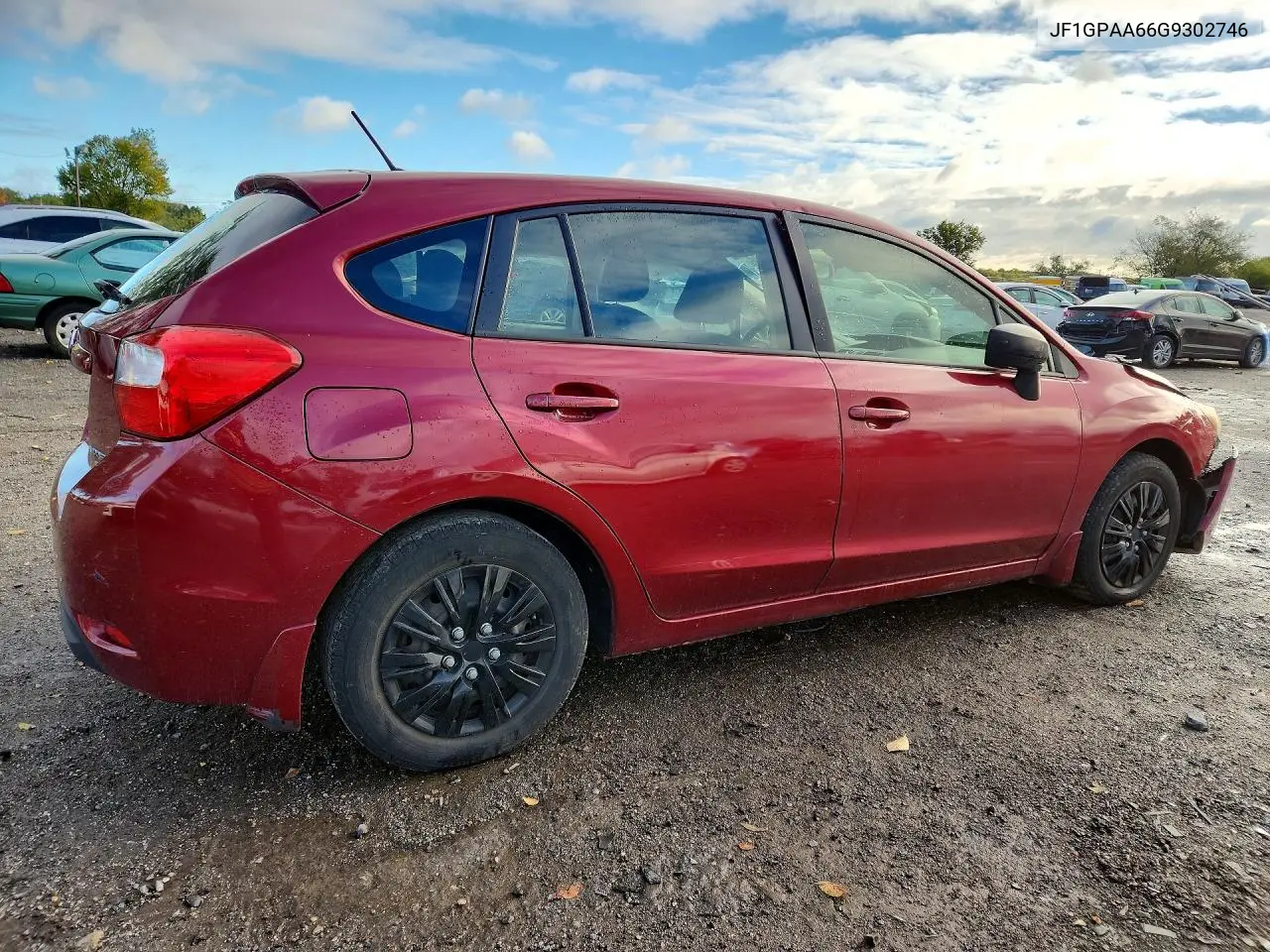 2016 SUBARU IMPREZA VIN JF1GPAA66G9302746 — фото 3
