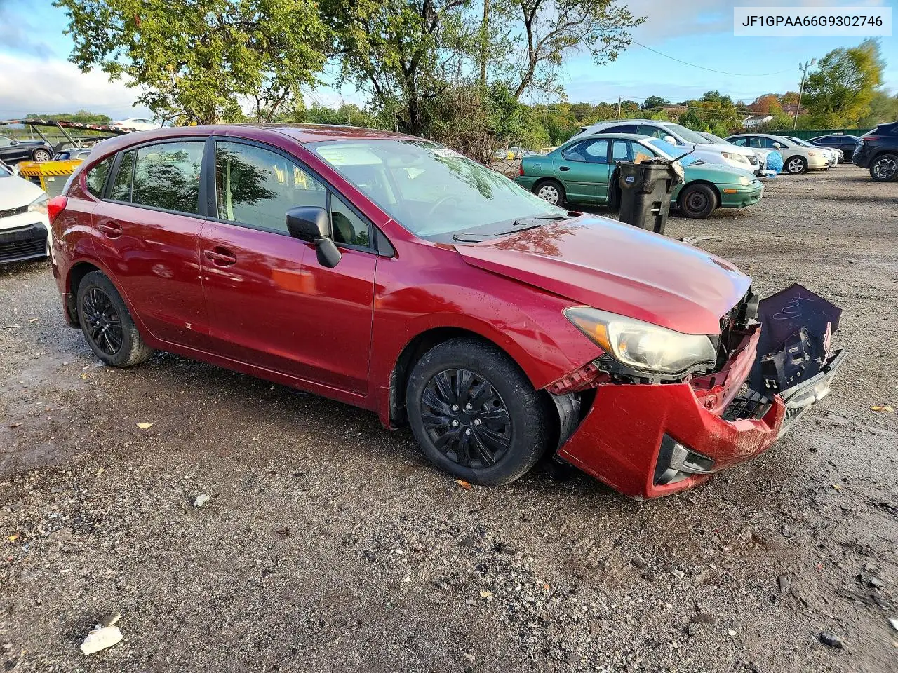 2016 SUBARU IMPREZA VIN JF1GPAA66G9302746 — фото 4
