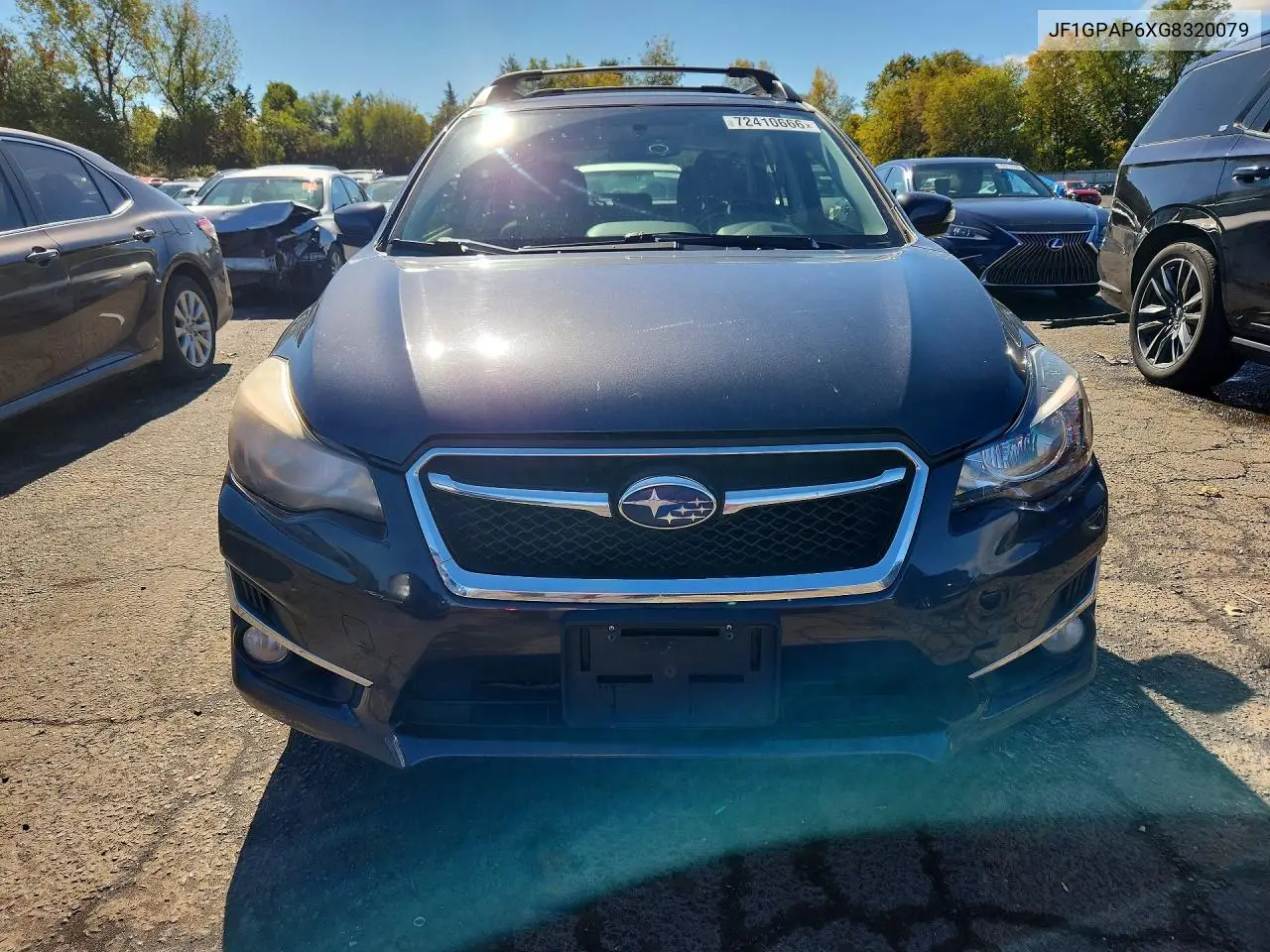 2016 SUBARU IMPREZA VIN JF1GPAP6XG8320079 — фото 5