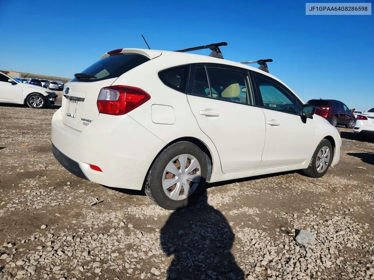 2016 SUBARU IMPREZA VIN JF1GPAA64G8286598 — фото 3