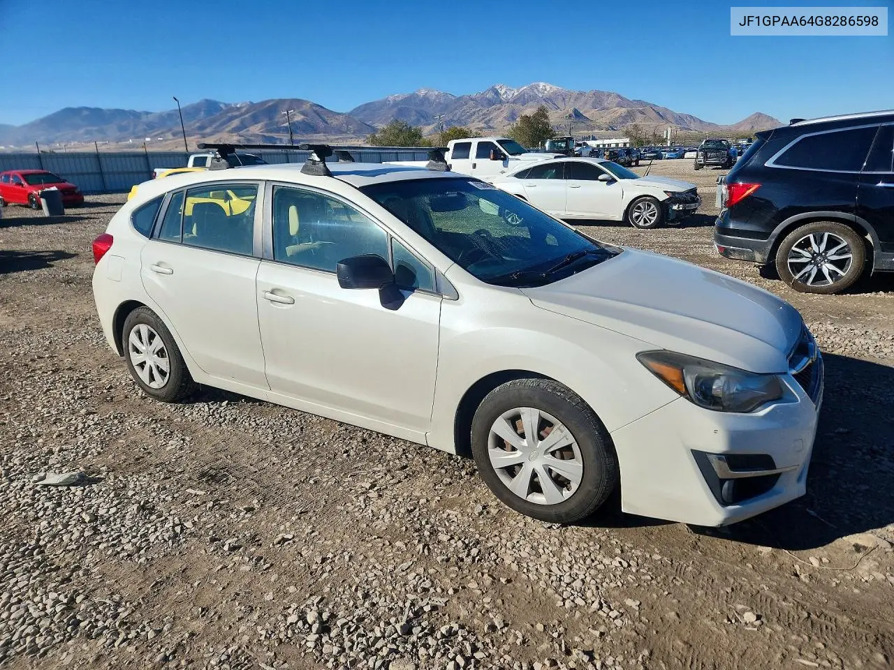 2016 SUBARU IMPREZA VIN JF1GPAA64G8286598 — фото 4