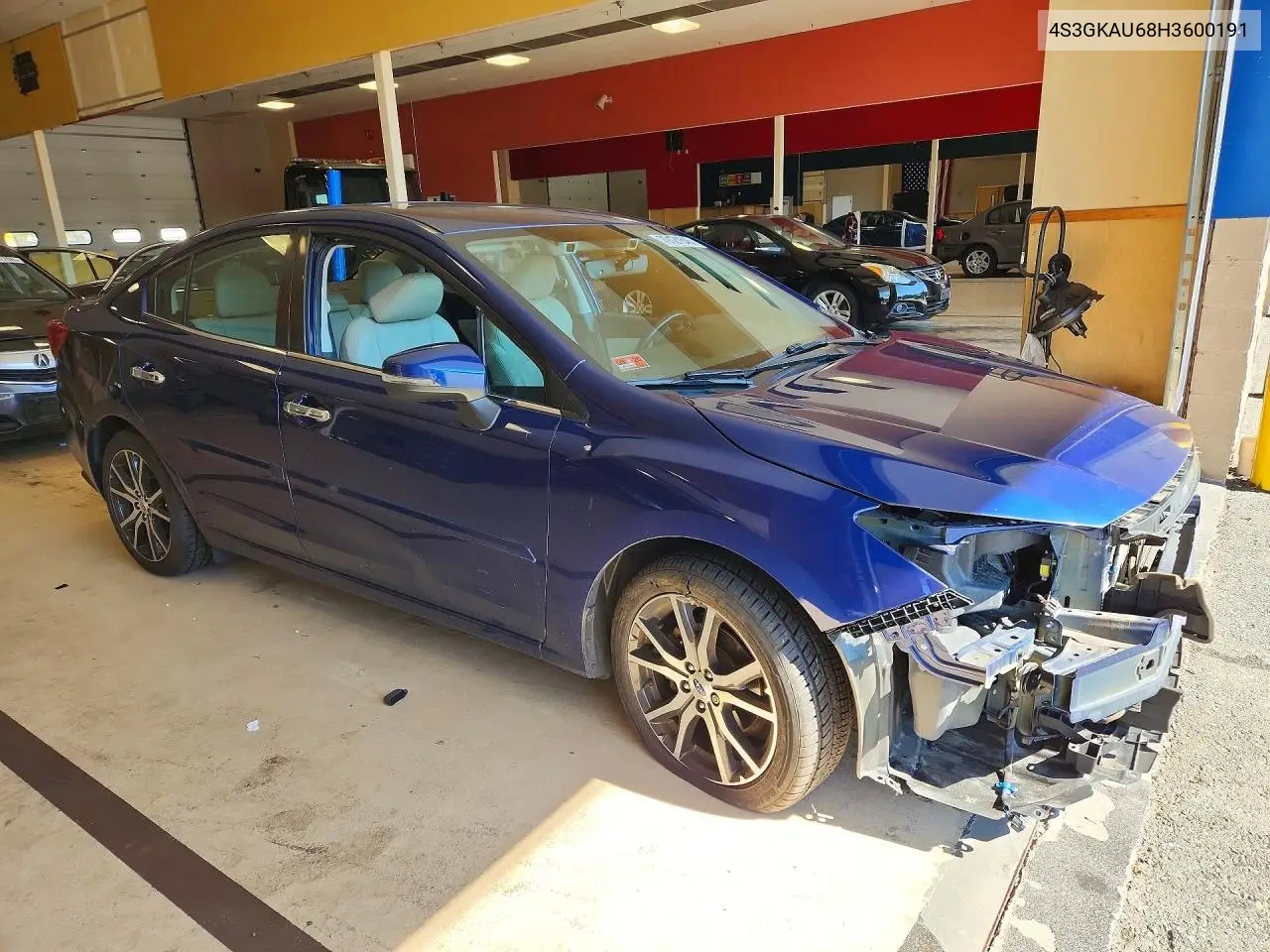 2017 SUBARU IMPREZA VIN 4S3GKAU68H3600191 — фото 4