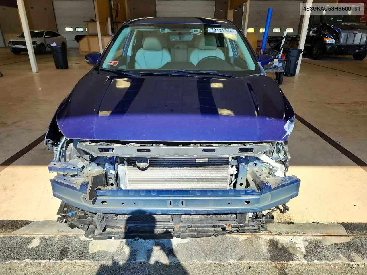2017 SUBARU IMPREZA VIN 4S3GKAU68H3600191 — фото 5
