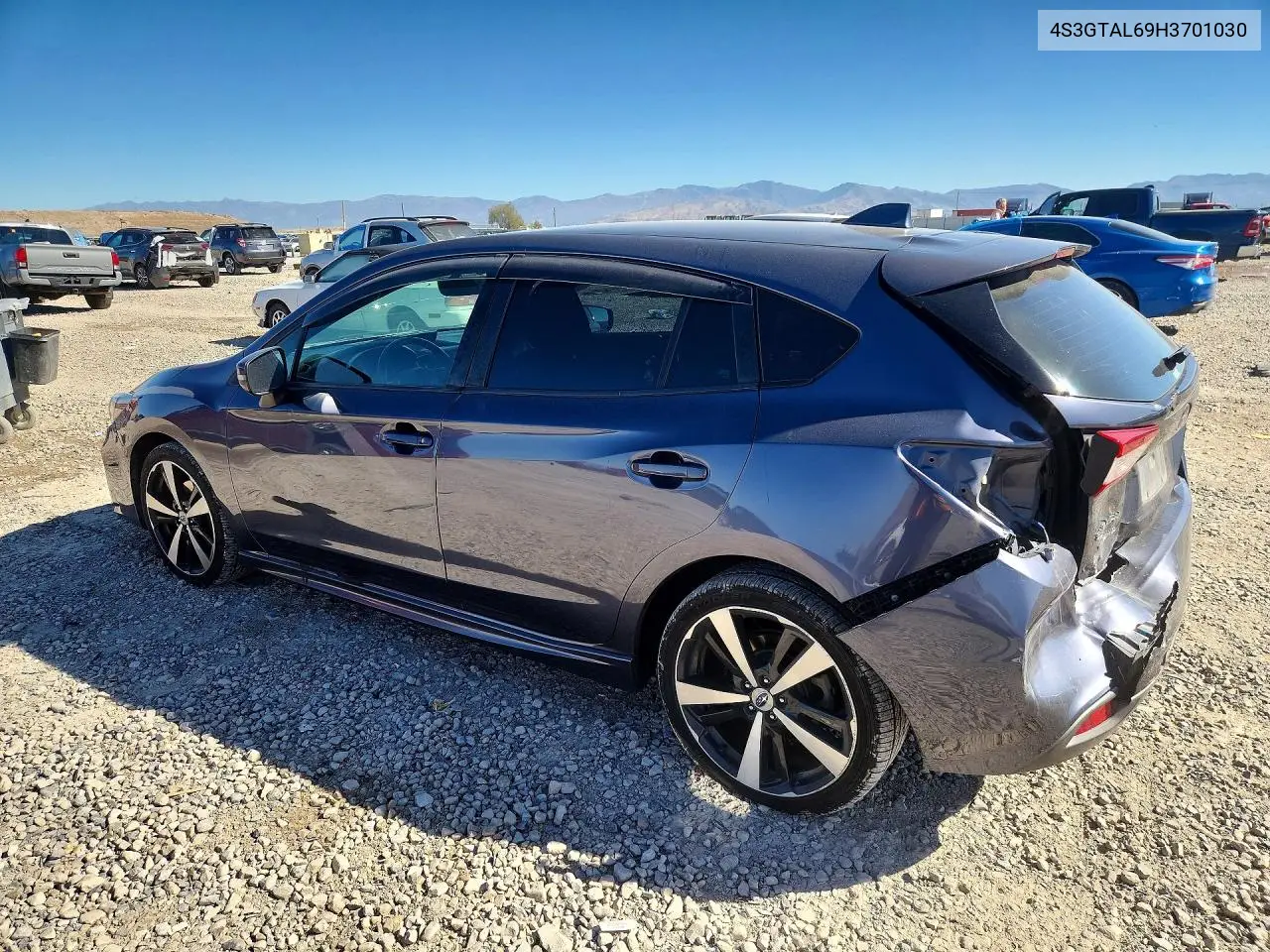 2017 SUBARU IMPREZA VIN 4S3GTAL69H3701030 — фото 2