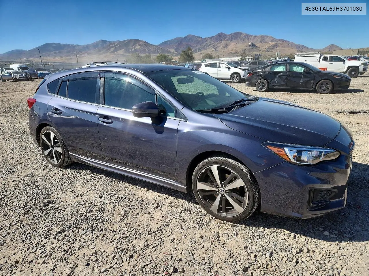 2017 SUBARU IMPREZA VIN 4S3GTAL69H3701030 — фото 4