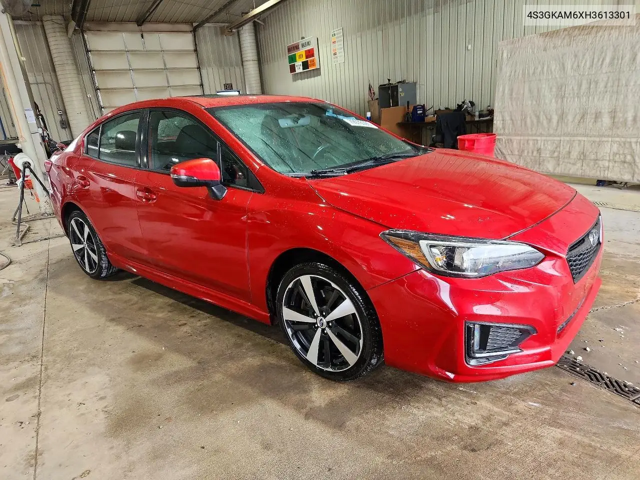 2017 SUBARU IMPREZA VIN 4S3GKAM6XH3613301 — фото 4