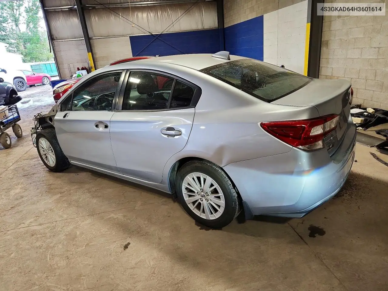 2017 SUBARU IMPREZA VIN 4S3GKAD64H3601614 — фото 2