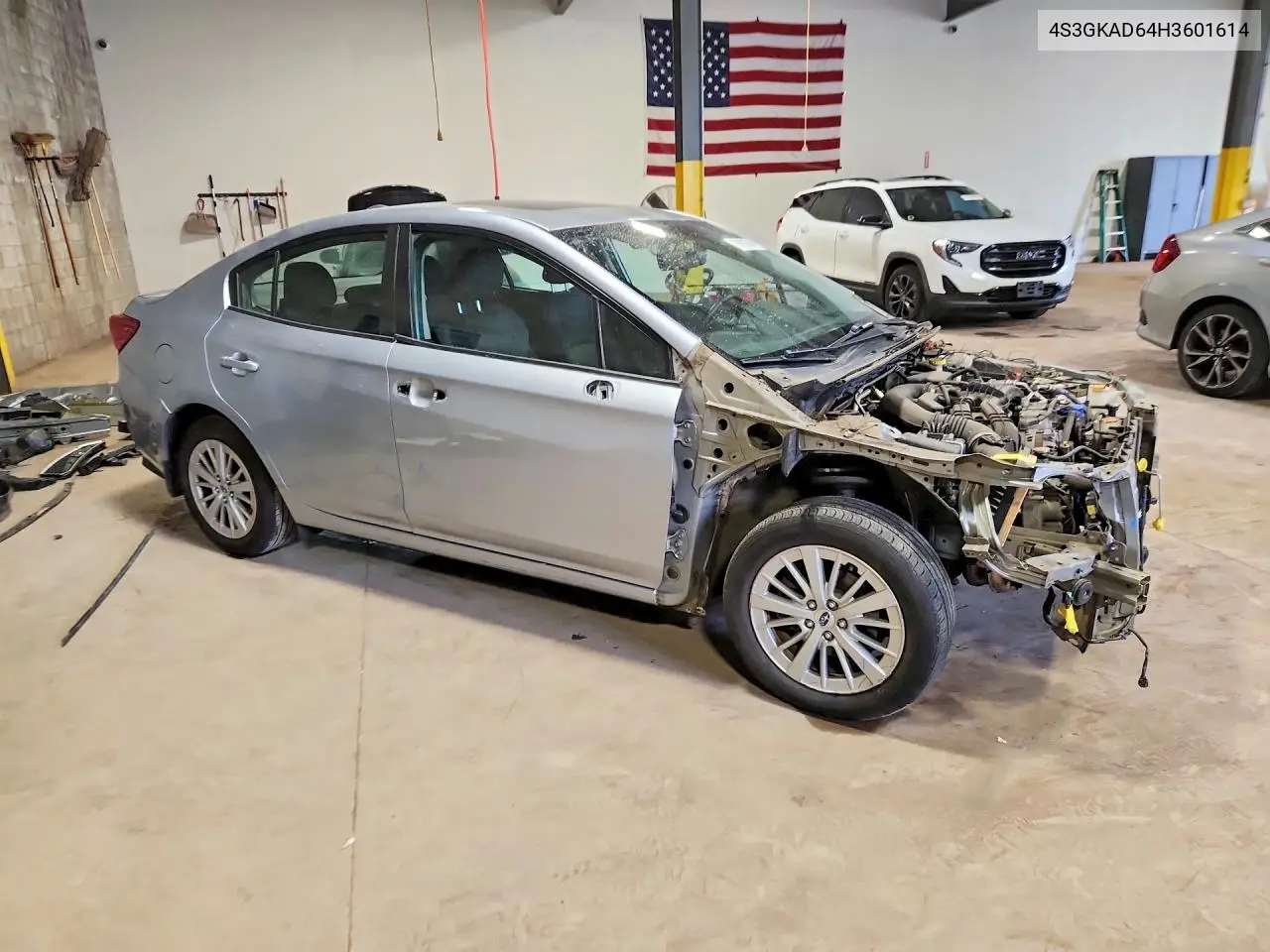 2017 SUBARU IMPREZA VIN 4S3GKAD64H3601614 — фото 4