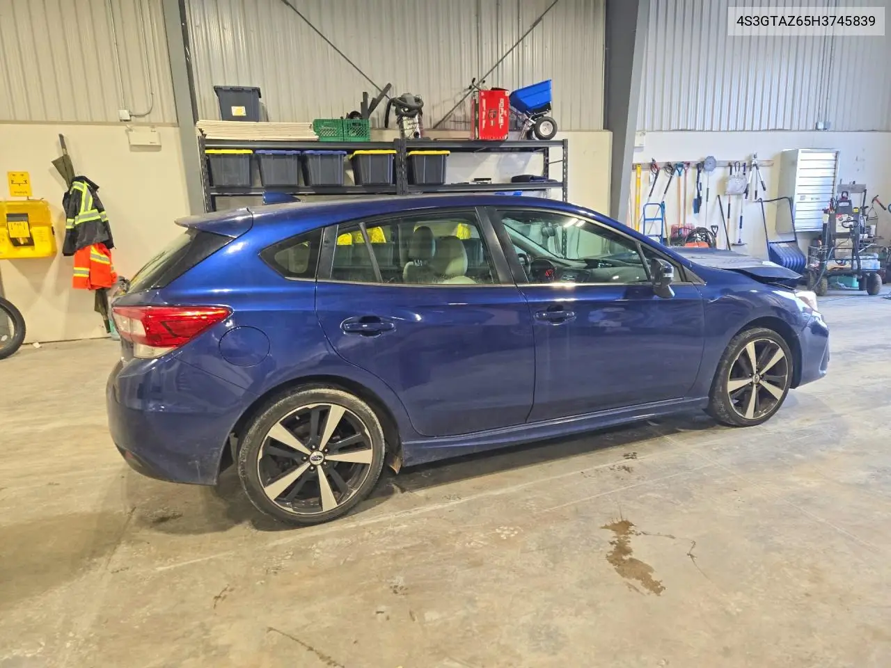 2017 SUBARU IMPREZA VIN 4S3GTAZ65H3745839 — фото 3