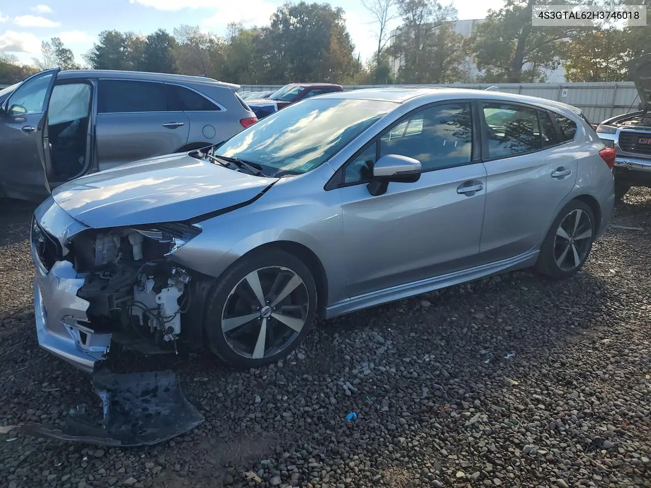 SUBARU IMPREZA 2017, VIN 4S3GTAL62H3746018