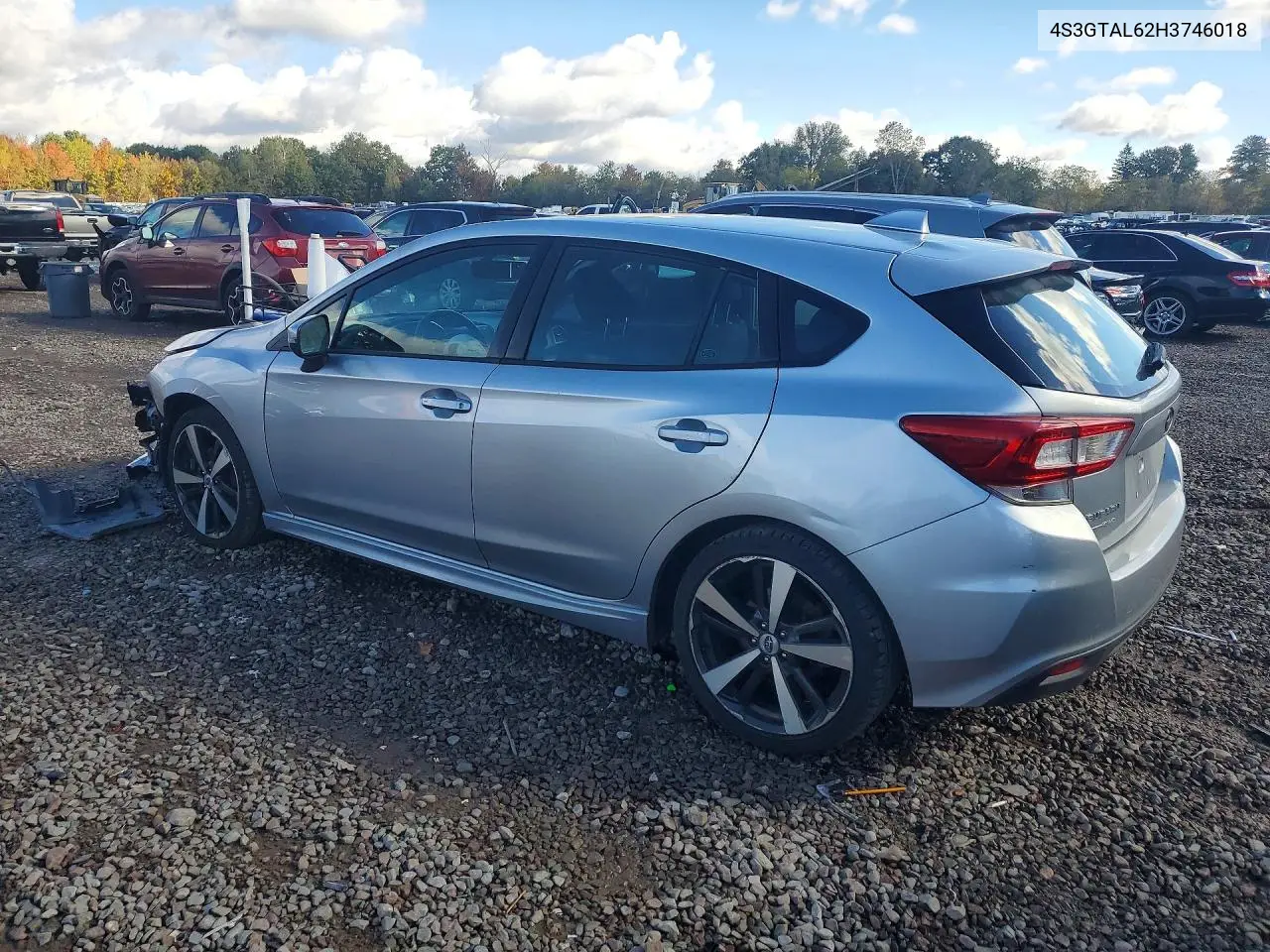 2017 SUBARU IMPREZA VIN 4S3GTAL62H3746018 — фото 2