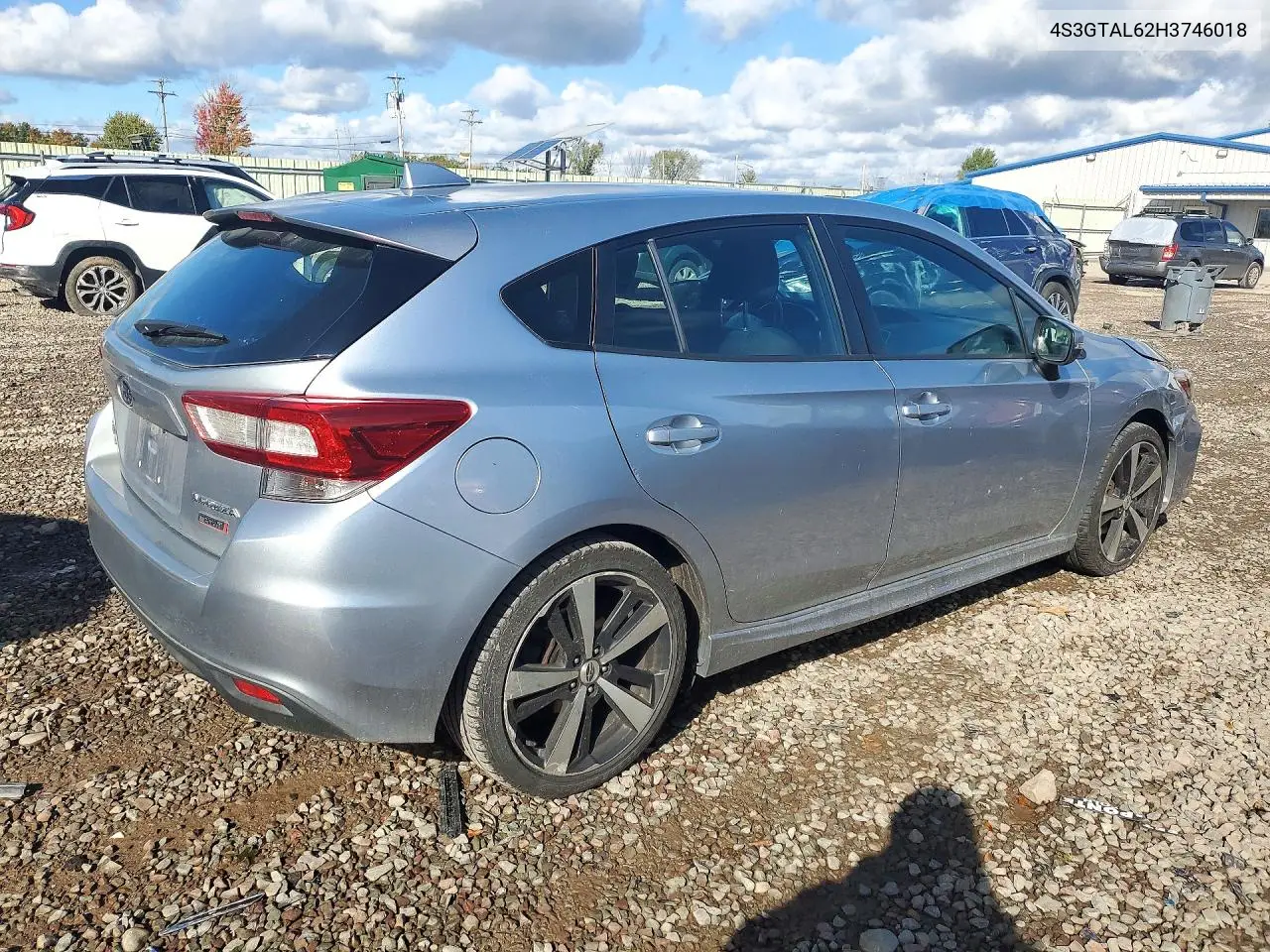 2017 SUBARU IMPREZA VIN 4S3GTAL62H3746018 — фото 3