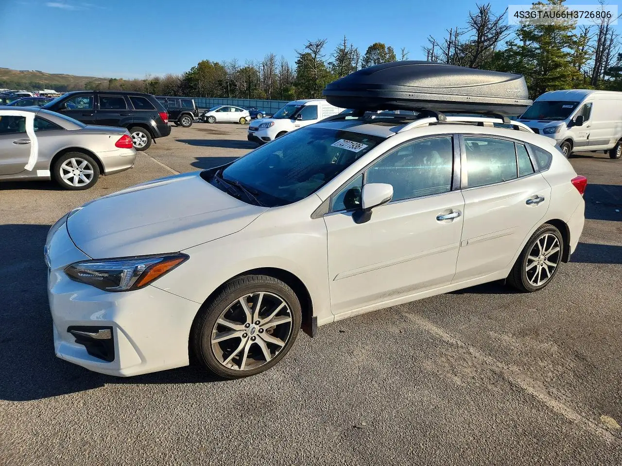 SUBARU IMPREZA 2017, VIN 4S3GTAU66H3726806
