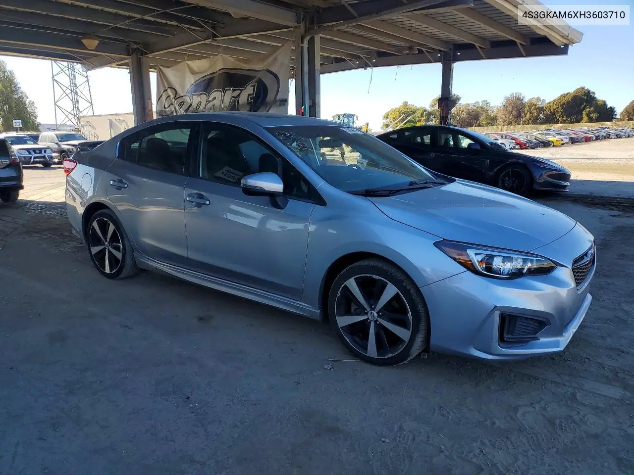 2017 SUBARU IMPREZA VIN 4S3GKAM6XH3603710 — фото 4