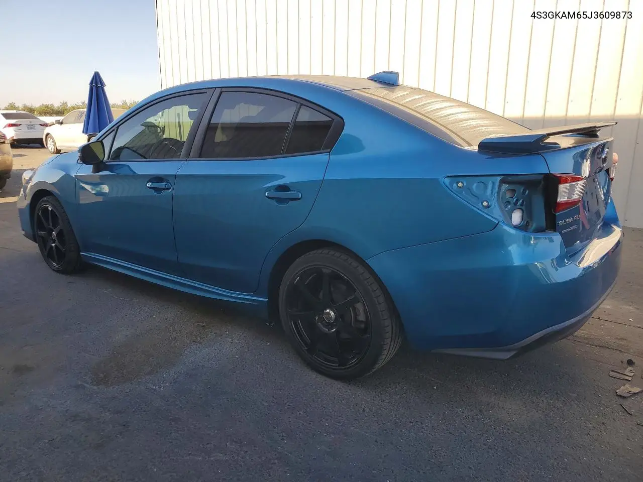 2018 SUBARU IMPREZA VIN 4S3GKAM65J3609873 — фото 2