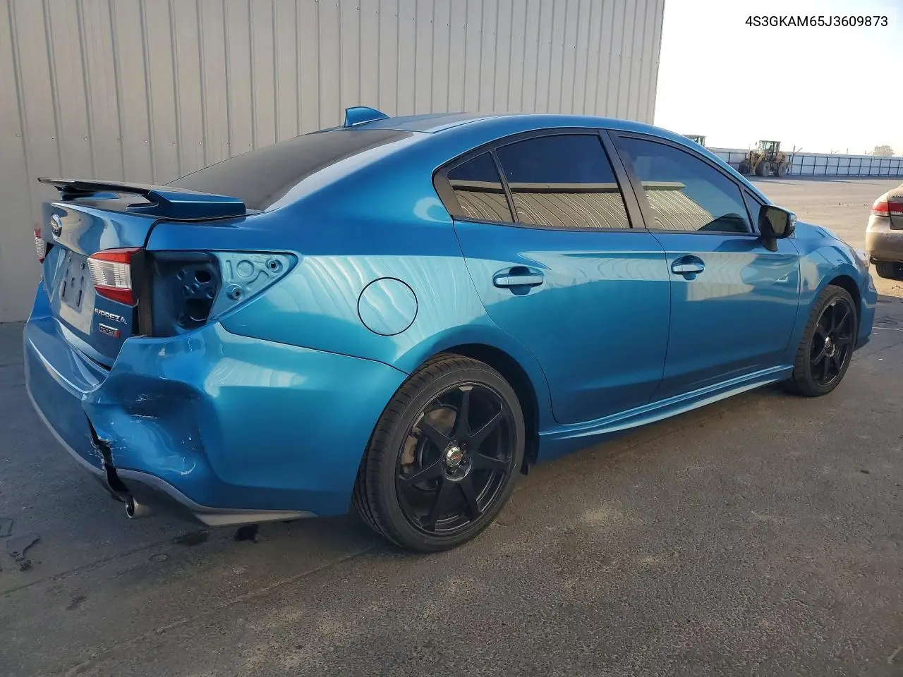 2018 SUBARU IMPREZA VIN 4S3GKAM65J3609873 — фото 3