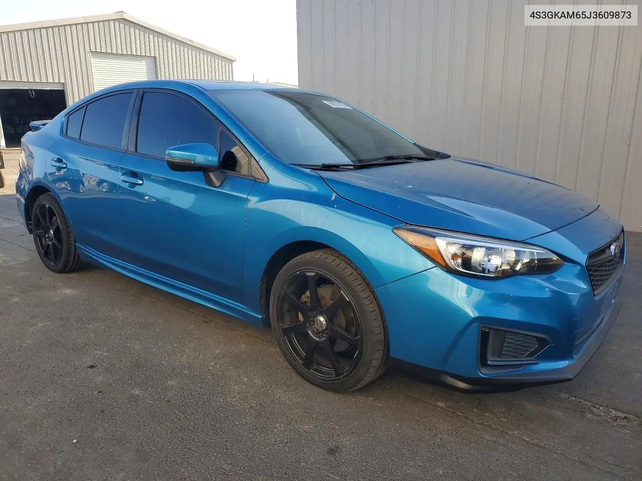 2018 SUBARU IMPREZA VIN 4S3GKAM65J3609873 — фото 4