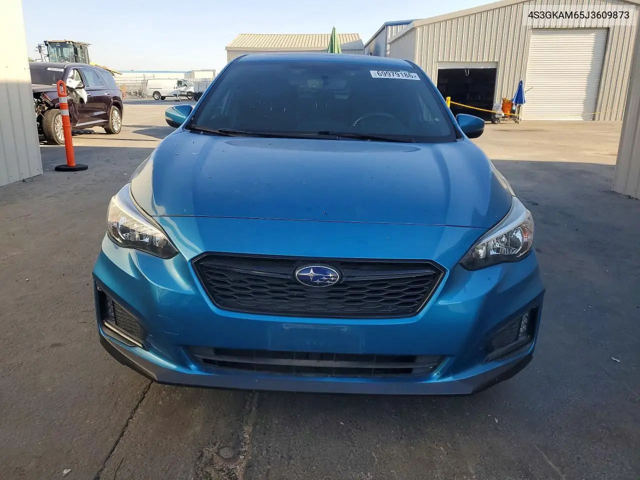 2018 SUBARU IMPREZA VIN 4S3GKAM65J3609873 — фото 5