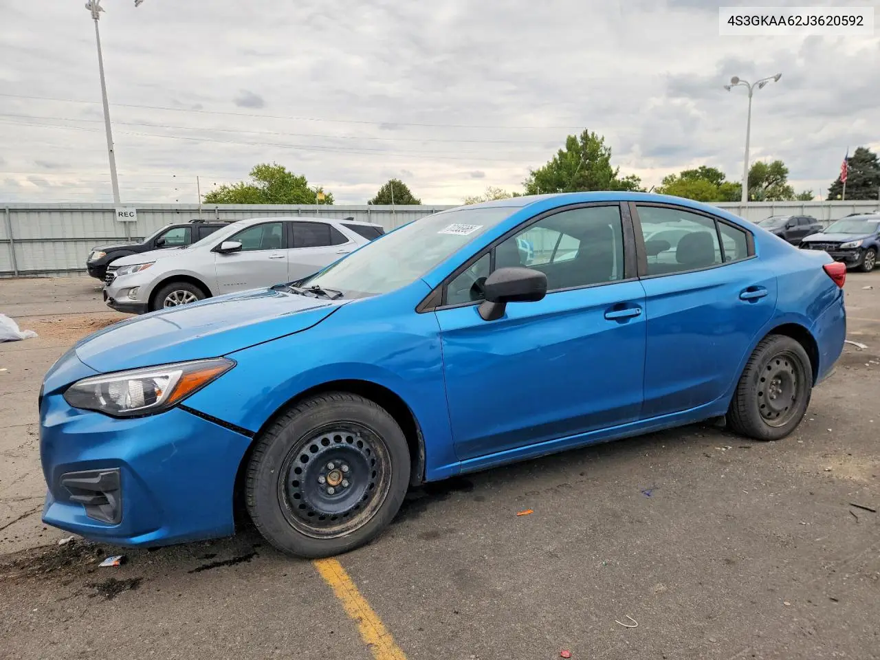 SUBARU IMPREZA 2018, VIN 4S3GKAA62J3620592