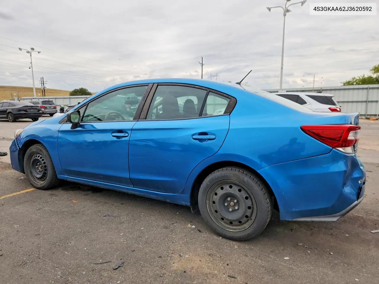 2018 SUBARU IMPREZA VIN 4S3GKAA62J3620592 — фото 2