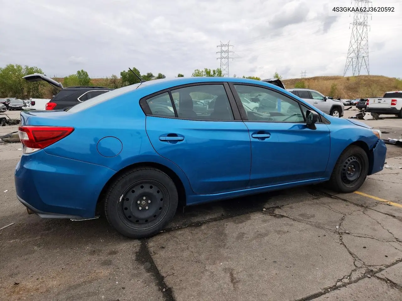 2018 SUBARU IMPREZA VIN 4S3GKAA62J3620592 — фото 3