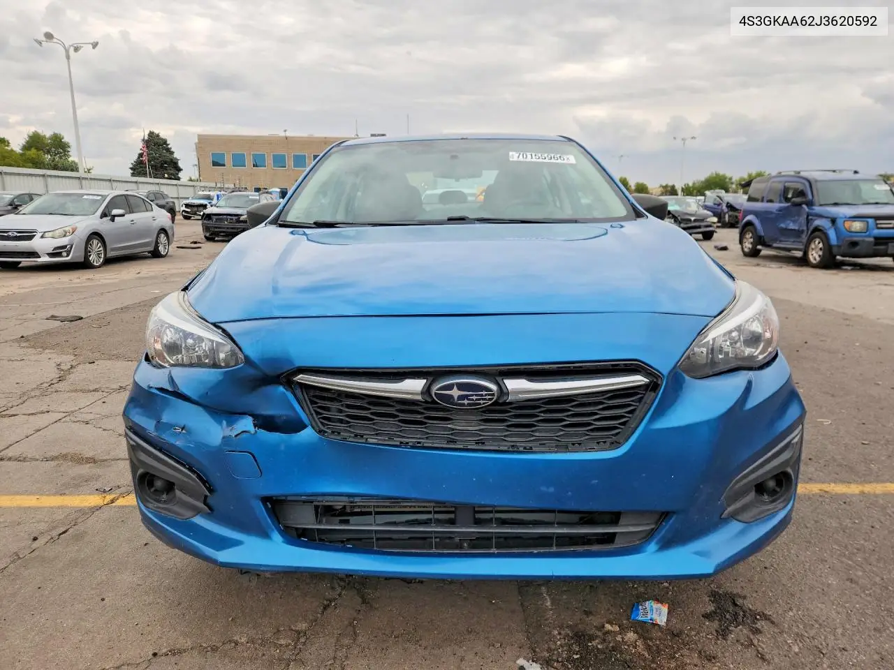 2018 SUBARU IMPREZA VIN 4S3GKAA62J3620592 — фото 5